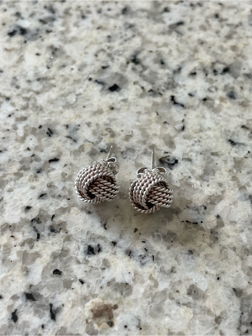 Tiffany & Co. Silver 925 Knot Earrings
